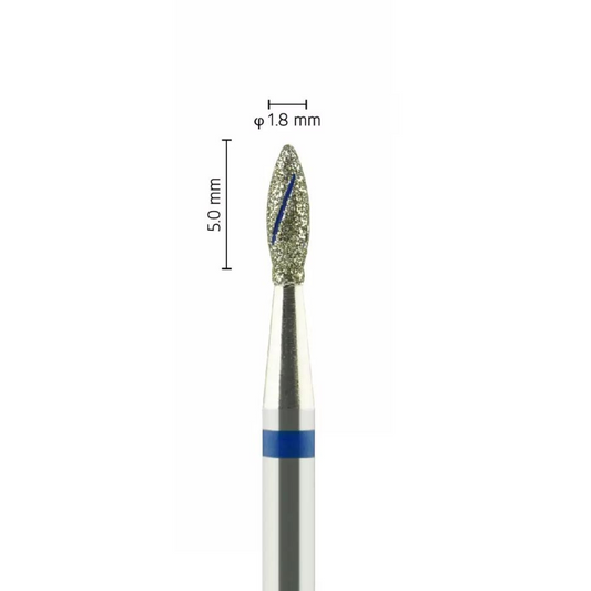 Metior - Fraise diamantée - Pièce à main - 1pc - 8006318 - Fraise pour Pièce à Main - Prothésistes dentaires - Pédicures podologues - Chirurgiens dentistes - Étudiants dentaires - Joalliers - Metior