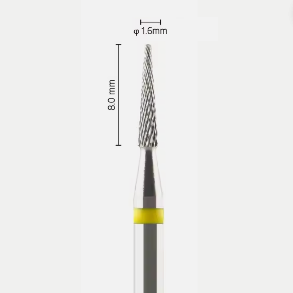 Metior - Fraise carbure de tungstène - Pièce à main - 1pc - 5000104 - Fraise pour Pièce à Main - Prothésistes dentaires - Pédicures podologues - Chirurgiens dentistes - Étudiants dentaires - Joalliers - Metior