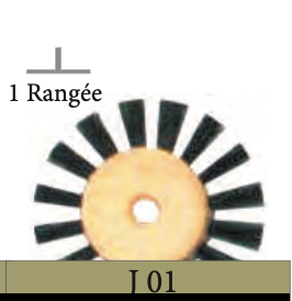 Metior - Brosse de polissage - 1 rangée droite - 10pcs - Brosses de polissage - Prothésistes dentaires - Pédicures podologues - Chirurgiens dentistes - Étudiants dentaires - Joalliers - Metior