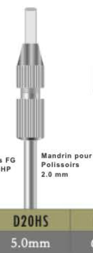 Mandrin en Acier Inox renforcé - 10pcs - D20HS