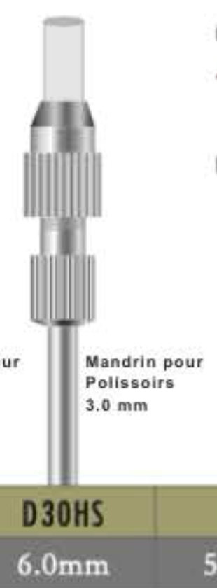 Mandrin en Acier Inox renforcé - 10pcs - D30HS