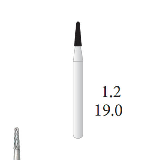 Metior - Fraise carbure de tungstène - Turbine - 5pcs - FG 1701 - Fraise pour Turbine - Prothésistes dentaires - Pédicures podologues - Chirurgiens dentistes - Étudiants dentaires - Joalliers - Metior