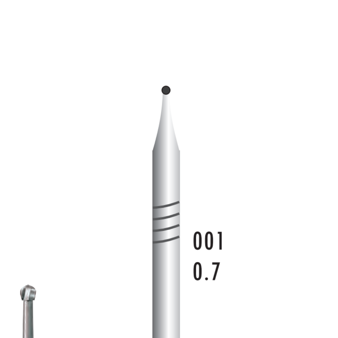 Metior - Fraise carbure de tungstène - Pièce à main - 5pcs - 1007 - Fraise pour Pièce à Main - Prothésistes dentaires - Pédicures podologues - Chirurgiens dentistes - Étudiants dentaires - Joalliers - Metior