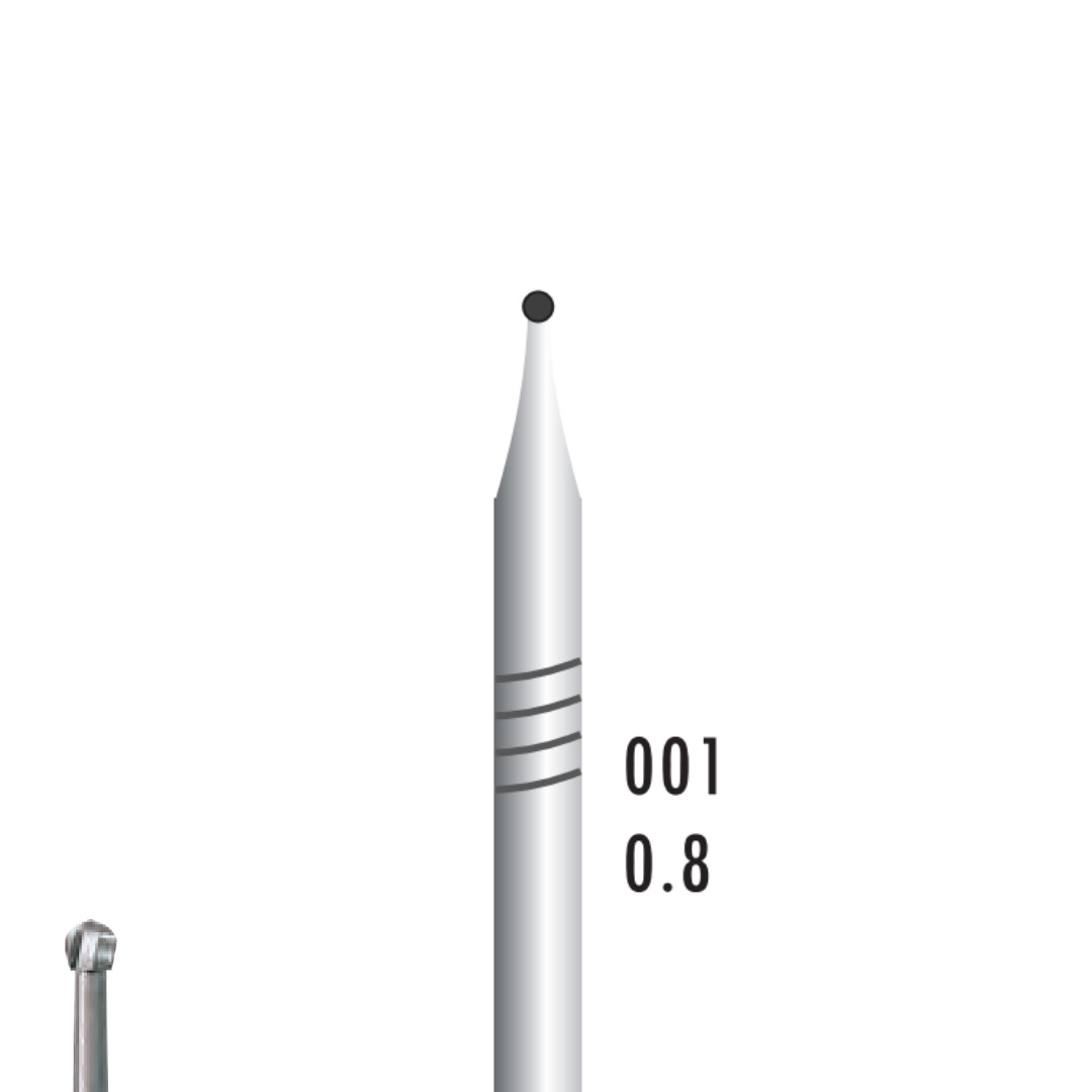 Metior - Fraise carbure de tungstène - Pièce à main - 5pcs - 1008 - Fraise pour Pièce à Main - Prothésistes dentaires - Pédicures podologues - Chirurgiens dentistes - Étudiants dentaires - Joalliers - Metior