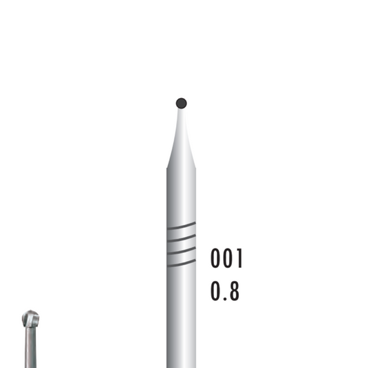 Metior - Fraise carbure de tungstène - Pièce à main - 5pcs - 1008 - Fraise pour Pièce à Main - Prothésistes dentaires - Pédicures podologues - Chirurgiens dentistes - Étudiants dentaires - Joalliers - Metior