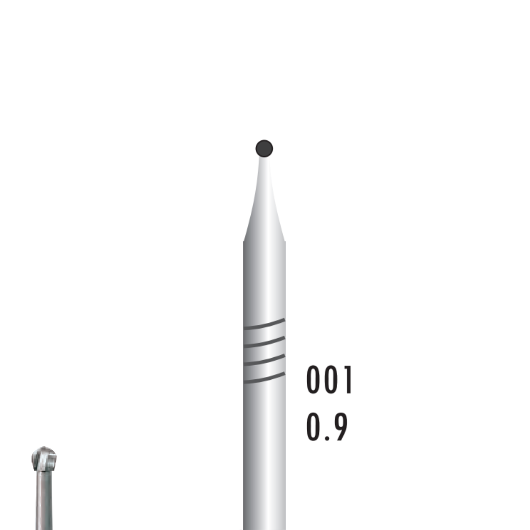 Metior - Fraise carbure de tungstène - Pièce à main - 5pcs - 1009 - Fraise pour Pièce à Main - Prothésistes dentaires - Pédicures podologues - Chirurgiens dentistes - Étudiants dentaires - Joalliers - Metior