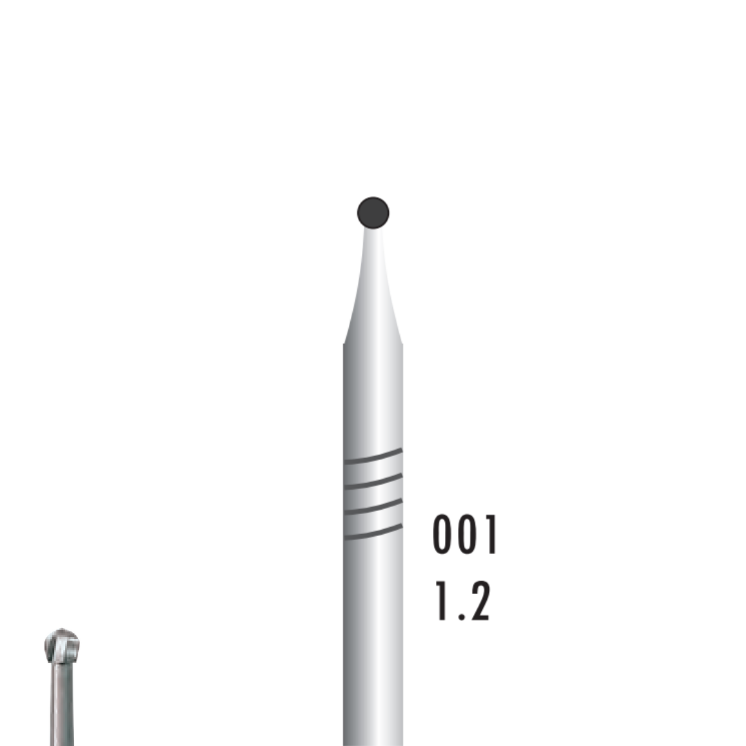 Metior - Fraise carbure de tungstène - Pièce à main - 5pcs - 1012 - Fraise pour Pièce à Main - Prothésistes dentaires - Pédicures podologues - Chirurgiens dentistes - Étudiants dentaires - Joalliers - Metior