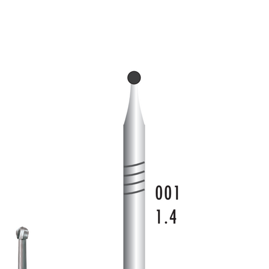 Metior - Fraise carbure de tungstène - Pièce à main - 5pcs - 1014 - Fraise pour Pièce à Main - Prothésistes dentaires - Pédicures podologues - Chirurgiens dentistes - Étudiants dentaires - Joalliers - Metior