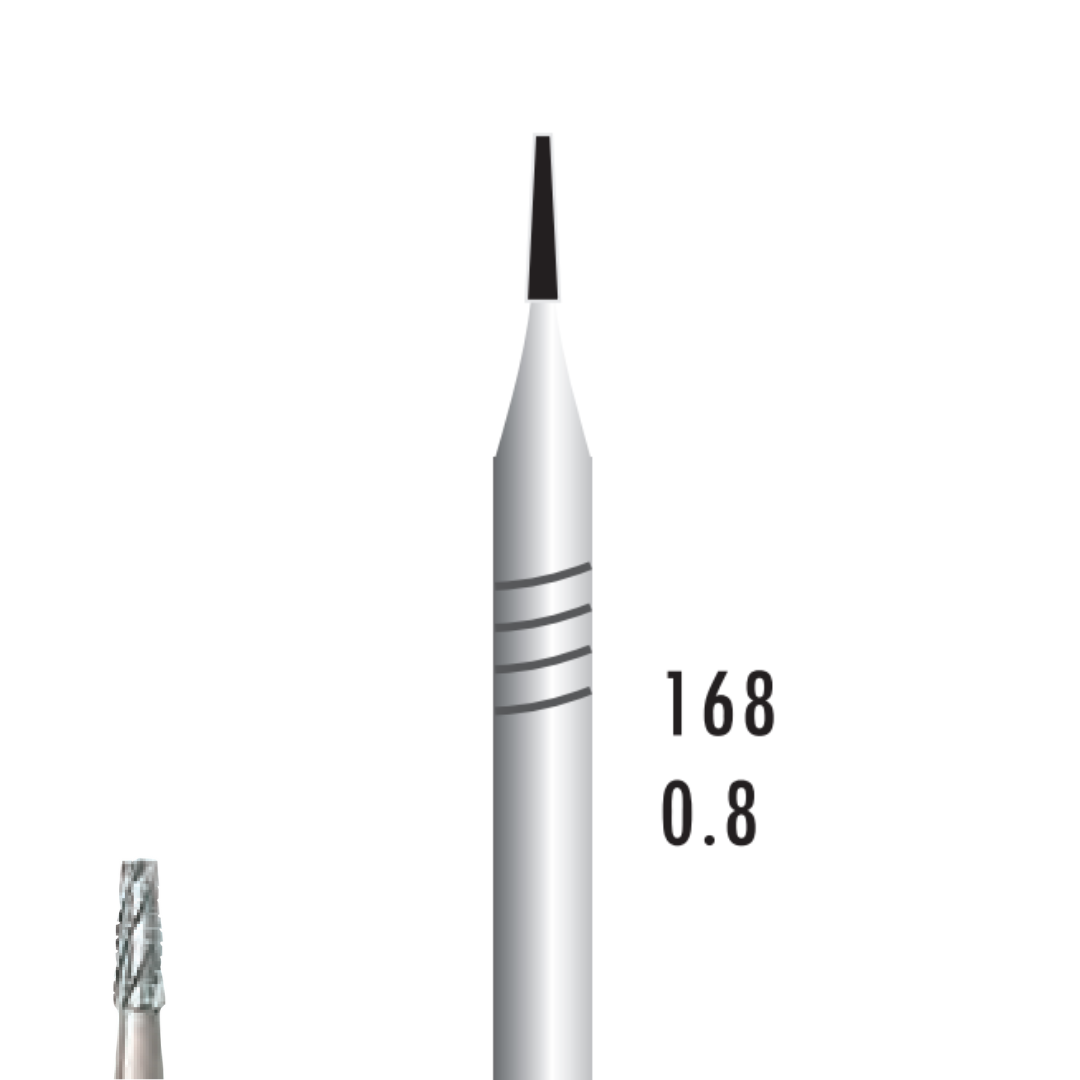 Metior - Fraise carbure de tungstène - Pièce à main - 5pcs - 33008 - Fraise pour Pièce à Main - Prothésistes dentaires - Pédicures podologues - Chirurgiens dentistes - Étudiants dentaires - Joalliers - Metior