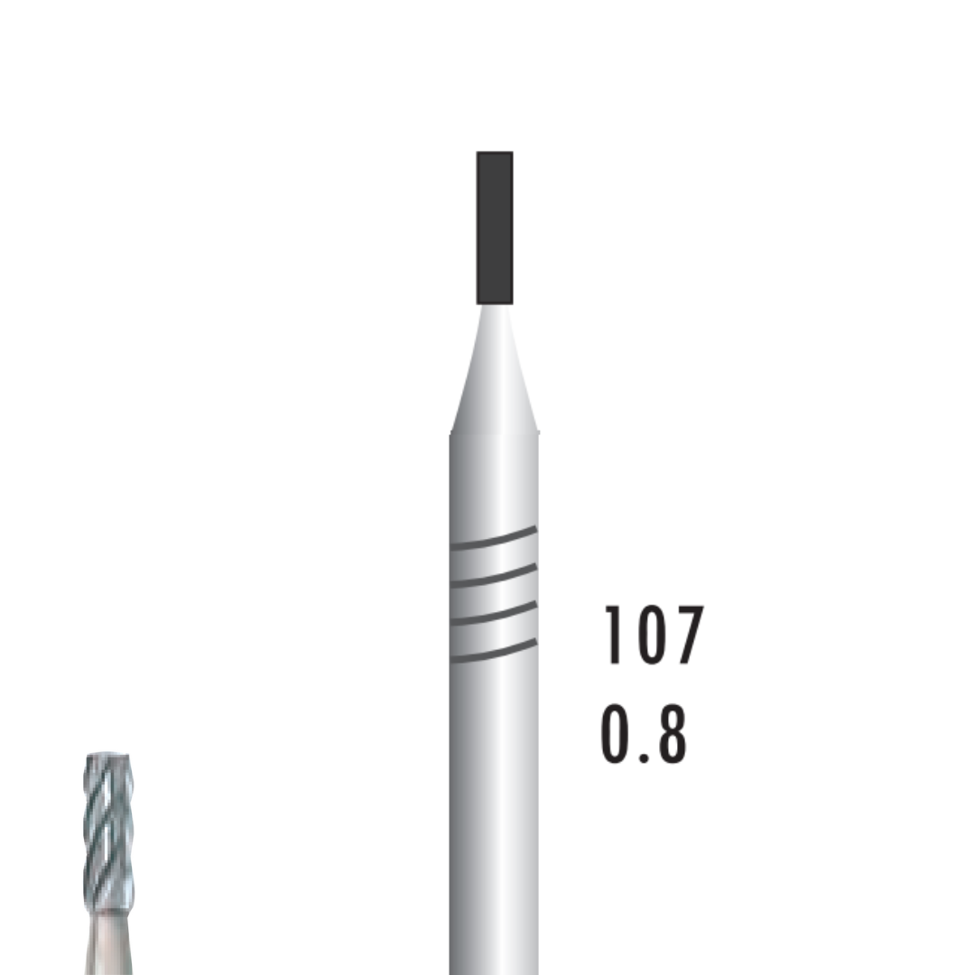 Metior - Fraise carbure de tungstène - Pièce à main - 5pcs - 21008 - Fraise pour Pièce à Main - Prothésistes dentaires - Pédicures podologues - Chirurgiens dentistes - Étudiants dentaires - Joalliers - Metior