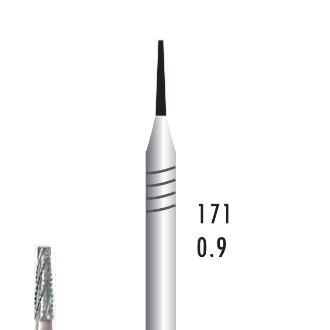 Metior - Fraise carbure de tungstène - Pièce à main - 5pcs - 33L009 - Fraise pour Pièce à Main - Prothésistes dentaires - Pédicures podologues - Chirurgiens dentistes - Étudiants dentaires - Joalliers - Metior