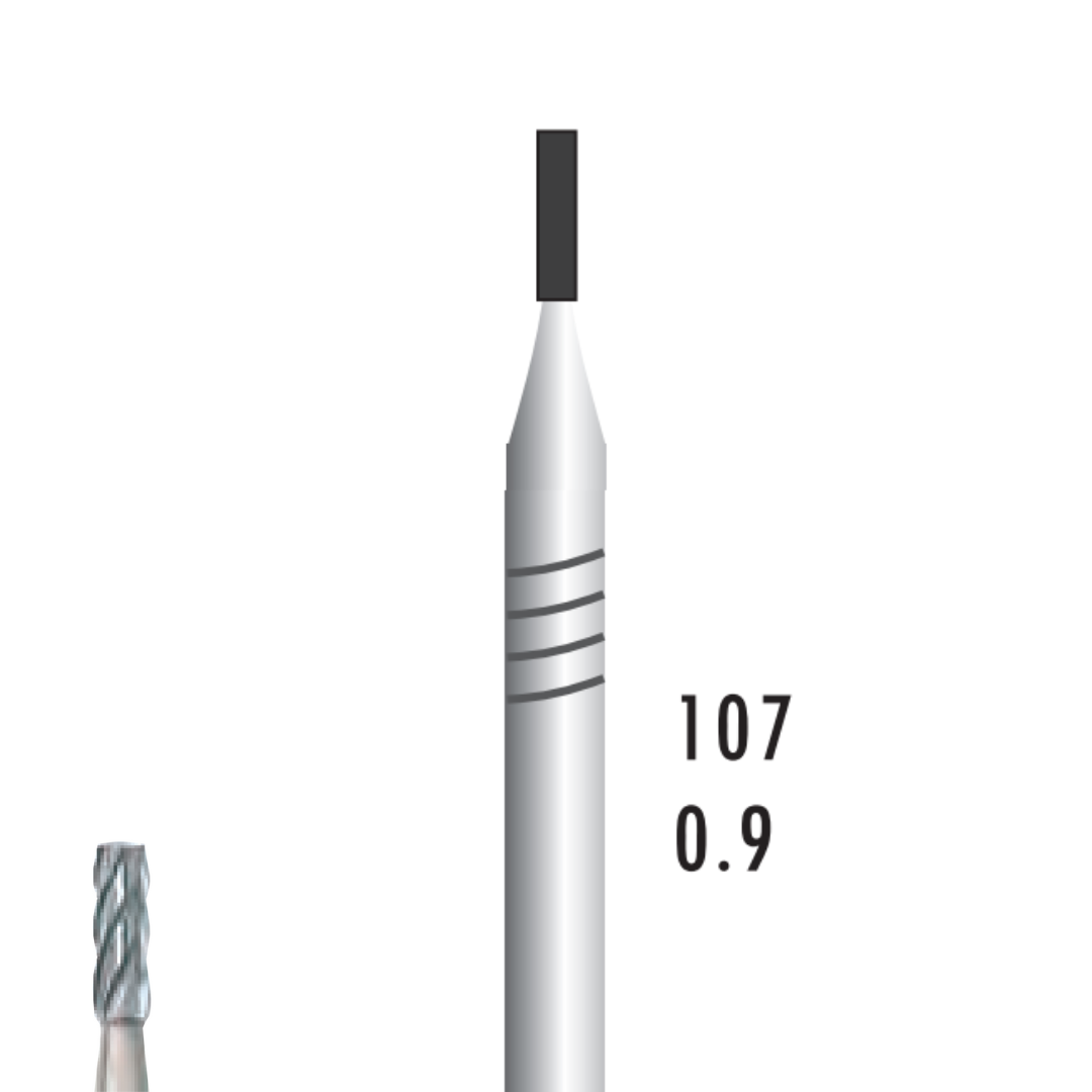 Metior - Fraise carbure de tungstène - Pièce à main - 5pcs - 21009 - Fraise pour Pièce à Main - Prothésistes dentaires - Pédicures podologues - Chirurgiens dentistes - Étudiants dentaires - Joalliers - Metior