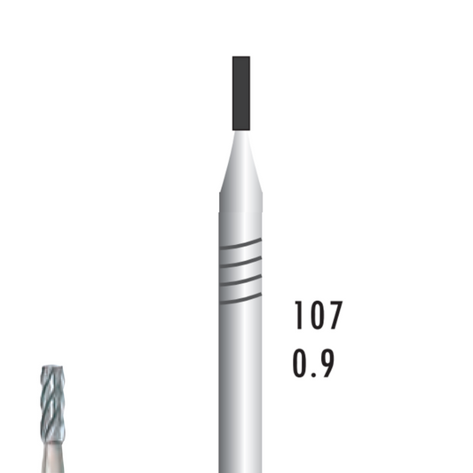 Metior - Fraise carbure de tungstène - Pièce à main - 5pcs - 21009 - Fraise pour Pièce à Main - Prothésistes dentaires - Pédicures podologues - Chirurgiens dentistes - Étudiants dentaires - Joalliers - Metior