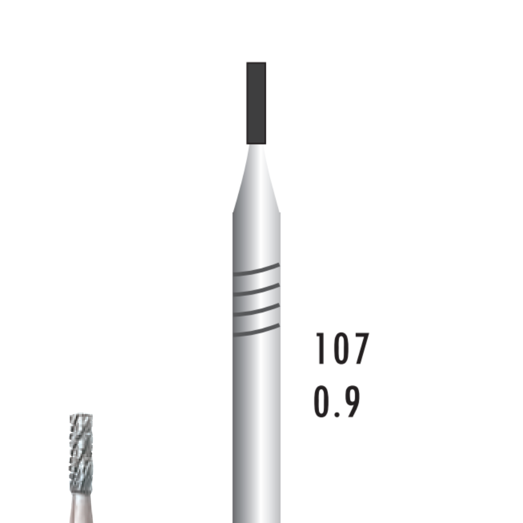 Metior - Fraise carbure de tungstène - Pièce à main - 5pcs - 31009 - Fraise pour Pièce à Main - Prothésistes dentaires - Pédicures podologues - Chirurgiens dentistes - Étudiants dentaires - Joalliers - Metior