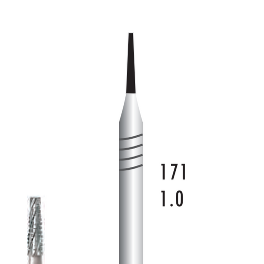 Metior - Fraise carbure de tungstène - Pièce à main - 5pcs - 33L010 - Fraise pour Pièce à Main - Prothésistes dentaires - Pédicures podologues - Chirurgiens dentistes - Étudiants dentaires - Joalliers - Metior