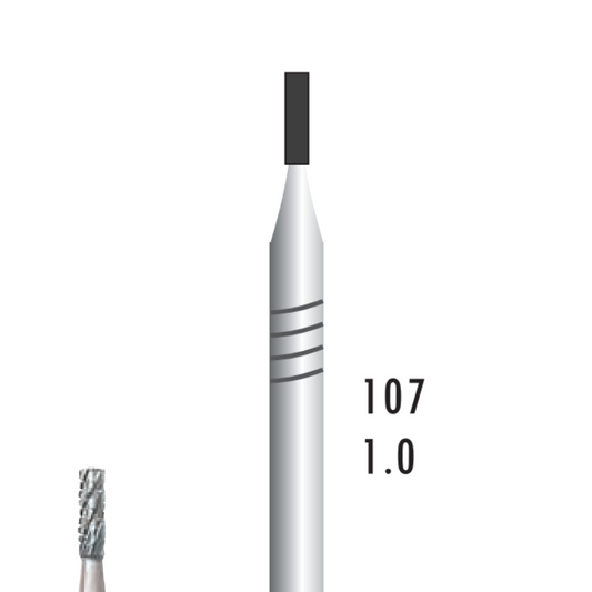 Metior - Fraise carbure de tungstène - Pièce à main - 5pcs - 31010 - Fraise pour Pièce à Main - Prothésistes dentaires - Pédicures podologues - Chirurgiens dentistes - Étudiants dentaires - Joalliers - Metior