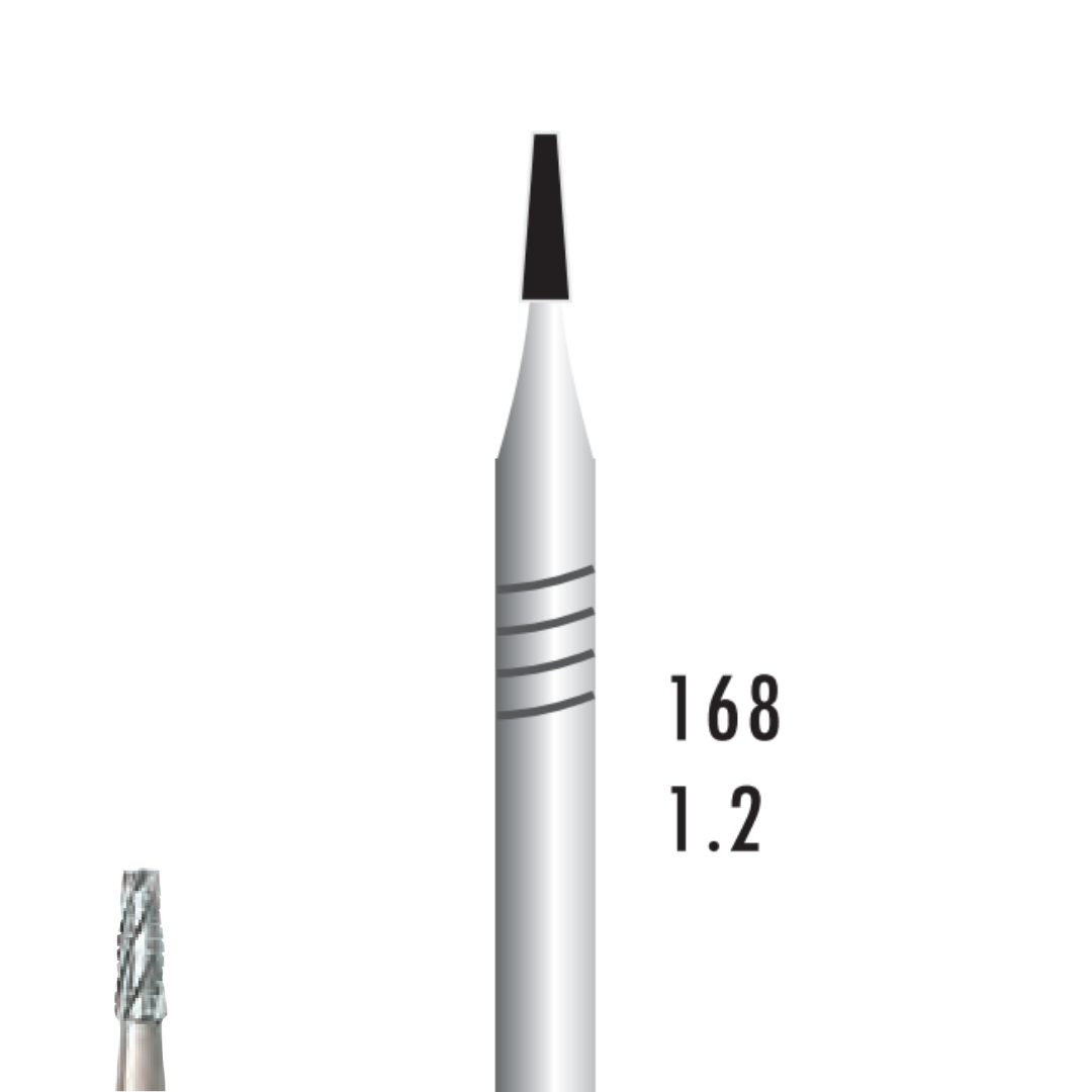 Metior - Fraise carbure de tungstène - Pièce à main - 5pcs - 33012 - Fraise pour Pièce à Main - Prothésistes dentaires - Pédicures podologues - Chirurgiens dentistes - Étudiants dentaires - Joalliers - Metior