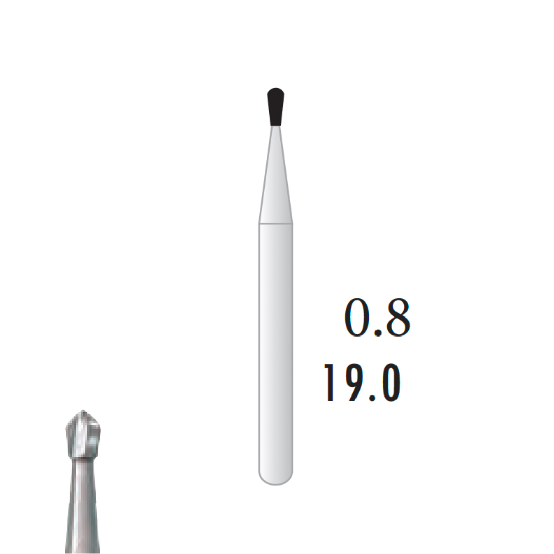 Metior - Fraise carbure de tungstène - Turbine - 5pcs - FG 330 - Fraise pour Turbine - Prothésistes dentaires - Pédicures podologues - Chirurgiens dentistes - Étudiants dentaires - Joalliers - Metior