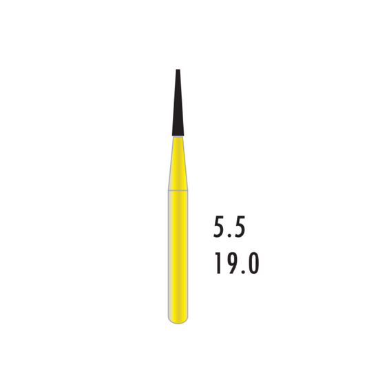 Metior - Fraise 8 à 12 lames - Turbine - 5pcs - 7214 - Fraise pour Turbine - Prothésistes dentaires - Pédicures podologues - Chirurgiens dentistes - Étudiants dentaires - Joalliers - Metior