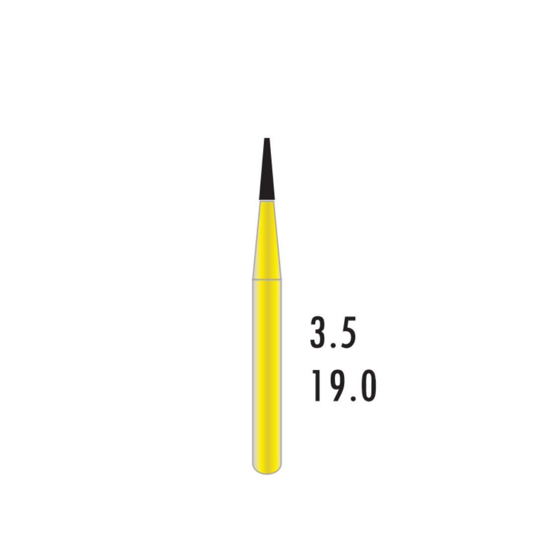 Metior - Fraise 8 à 12 lames - Turbine - 5pcs - 7114 - Fraise pour Turbine - Prothésistes dentaires - Pédicures podologues - Chirurgiens dentistes - Étudiants dentaires - Joalliers - Metior