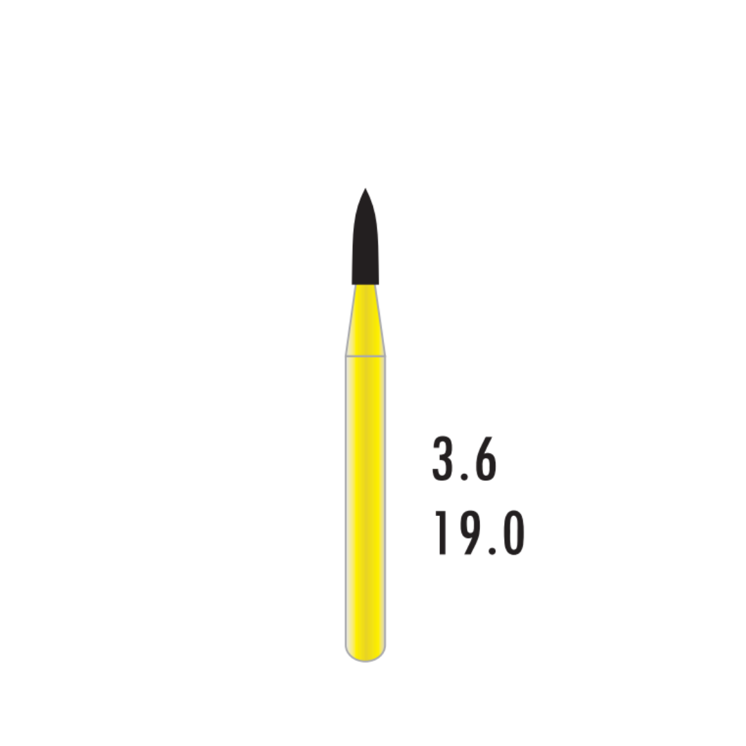 Metior - Fraise 8 à 12 lames - Turbine - 5pcs - 7901 - Fraise pour Turbine - Prothésistes dentaires - Pédicures podologues - Chirurgiens dentistes - Étudiants dentaires - Joalliers - Metior