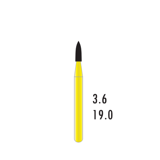 Metior - Fraise 8 à 12 lames - Turbine - 5pcs - 7902 - Fraise pour Turbine - Prothésistes dentaires - Pédicures podologues - Chirurgiens dentistes - Étudiants dentaires - Joalliers - Metior