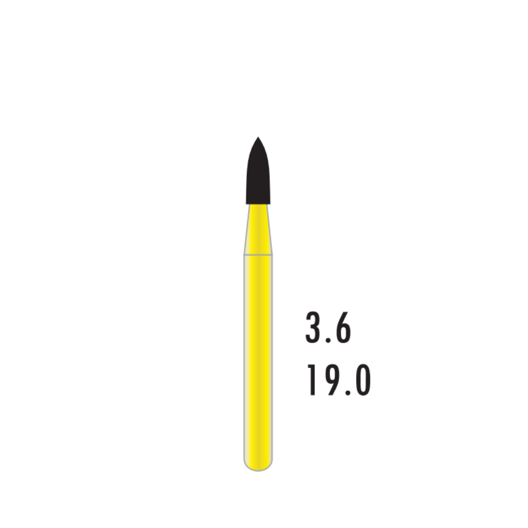 Metior - Fraise 8 à 12 lames - Turbine - 5pcs - 7903 - Fraise pour Turbine - Prothésistes dentaires - Pédicures podologues - Chirurgiens dentistes - Étudiants dentaires - Joalliers - Metior