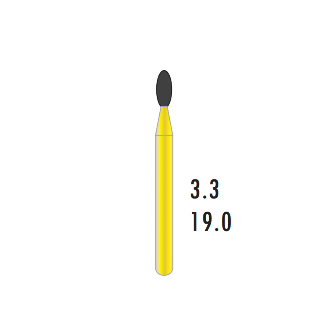 Metior - Fraise 8 à 12 lames - Turbine - 5pcs - 7404 - Fraise pour Turbine - Prothésistes dentaires - Pédicures podologues - Chirurgiens dentistes - Étudiants dentaires - Joalliers - Metior