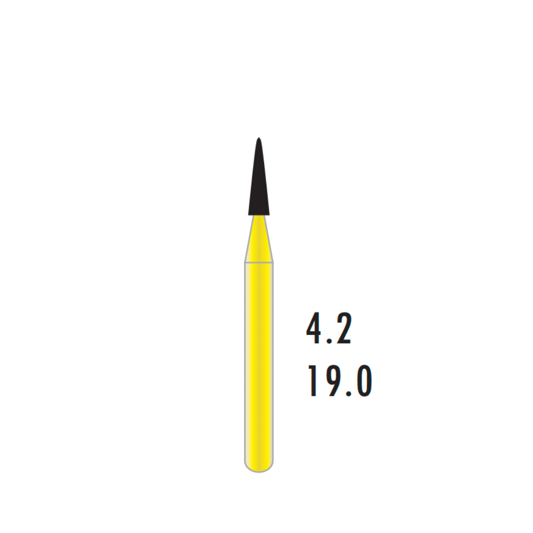 Metior - Fraise 8 à 12 lames - Turbine - 5pcs - 7611 - Fraise pour Turbine - Prothésistes dentaires - Pédicures podologues - Chirurgiens dentistes - Étudiants dentaires - Joalliers - Metior