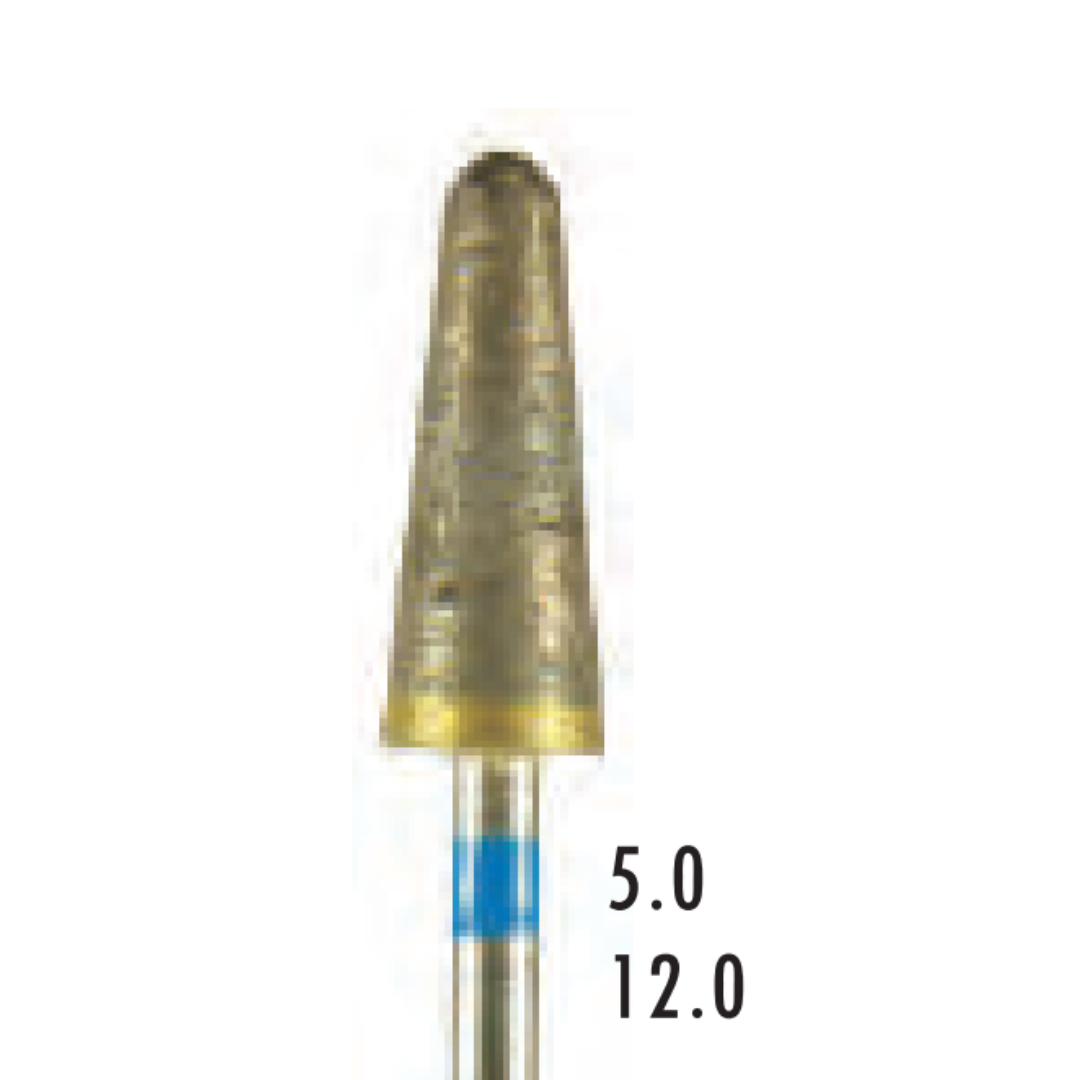 Metior - Fraise diamant dans la masse - Pièce à main - 1pc - L050 - Fraise pour Pièce à Main - Prothésistes dentaires - Pédicures podologues - Chirurgiens dentistes - Étudiants dentaires - Joalliers - Metior