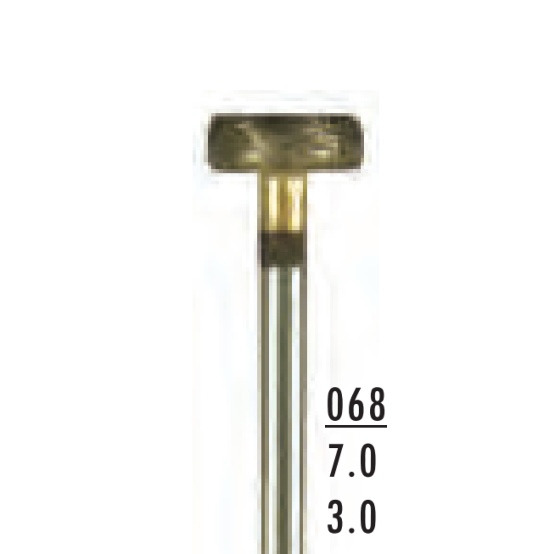 Metior - Fraise diamant dans la masse - Pièce à main - 1pc - J070S - Fraise pour Pièce à Main - Prothésistes dentaires - Pédicures podologues - Chirurgiens dentistes - Étudiants dentaires - Joalliers - Metior