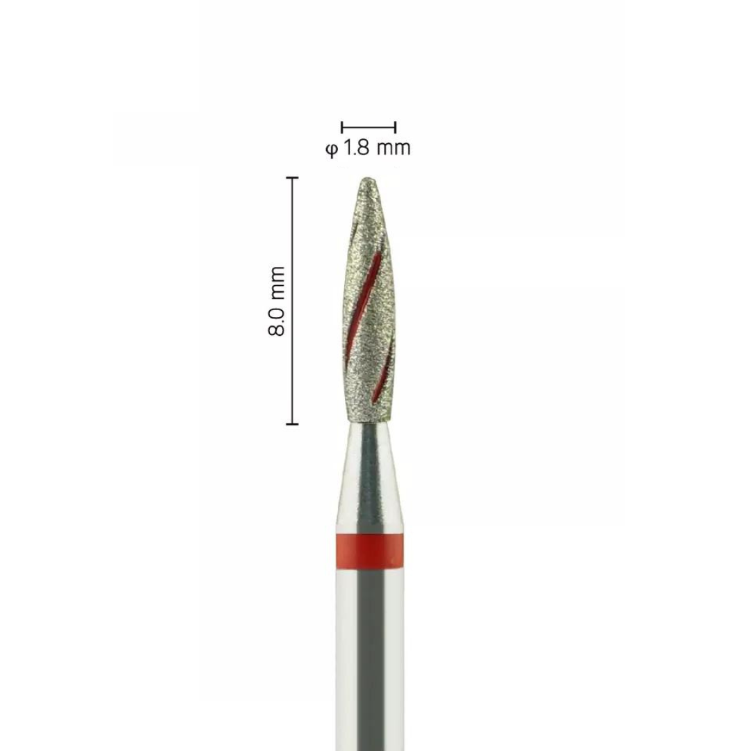 Metior - Fraise diamantée - Pièce à main - 1pc - 8005220 - Fraise pour Pièce à Main - Prothésistes dentaires - Pédicures podologues - Chirurgiens dentistes - Étudiants dentaires - Joalliers - Metior