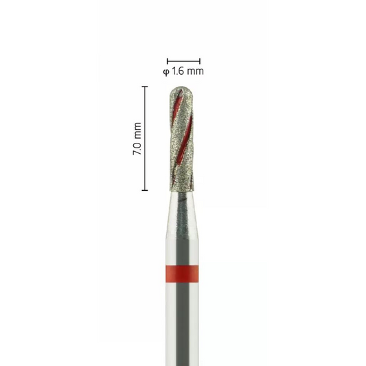 Metior - Fraise diamantée - Pièce à main - 1pc - 8005212 - Fraise pour Pièce à Main - Prothésistes dentaires - Pédicures podologues - Chirurgiens dentistes - Étudiants dentaires - Joalliers - Metior