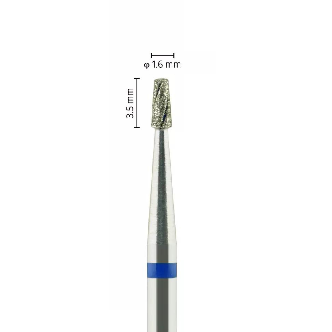 Metior - Fraise diamantée - Pièce à main - 1pc - 8005336 - Fraise pour Pièce à Main - Prothésistes dentaires - Pédicures podologues - Chirurgiens dentistes - Étudiants dentaires - Joalliers - Metior