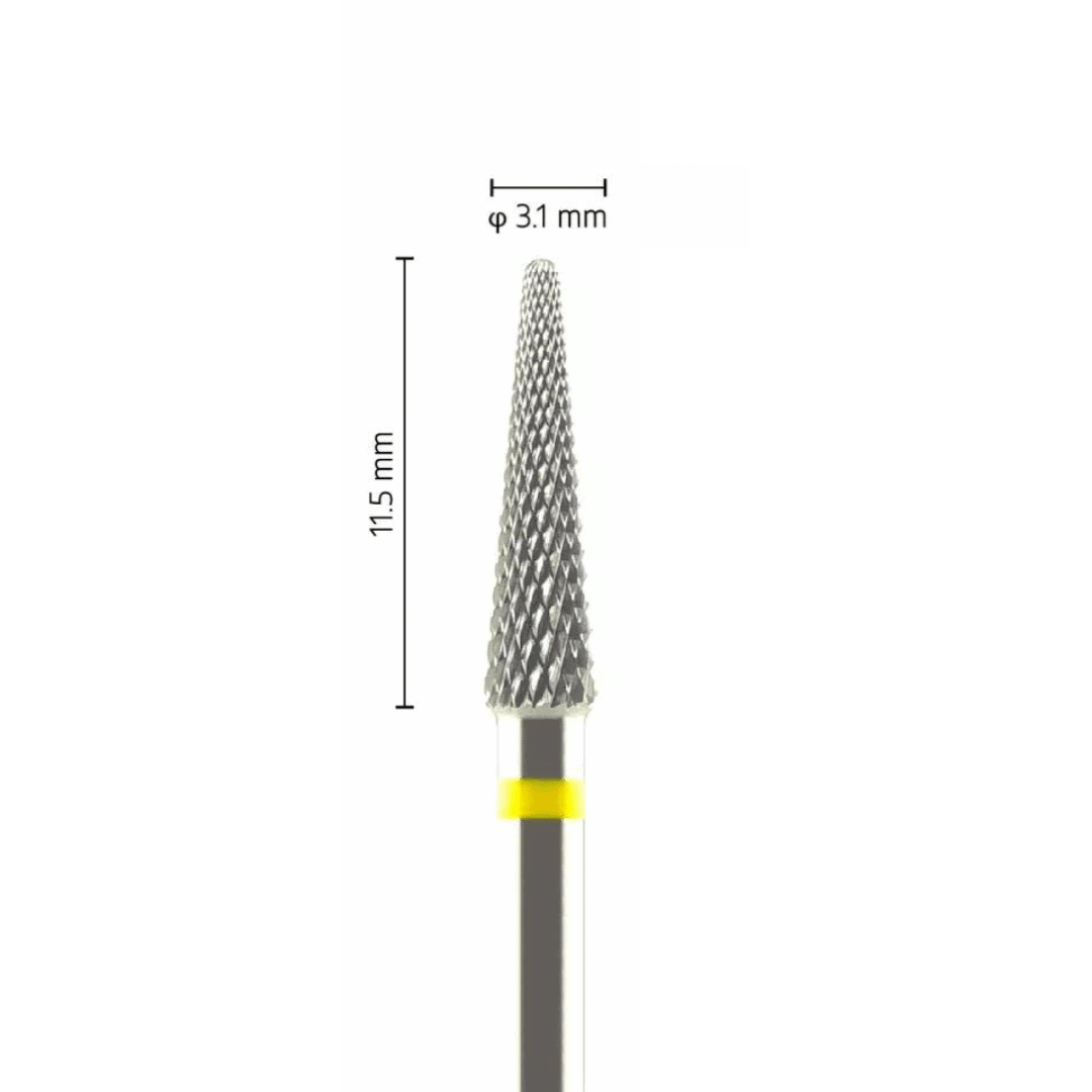 Metior - Fraise carbure de tungstène - Pièce à main - 1pc - 5000128 - Fraise pour Pièce à Main - Prothésistes dentaires - Pédicures podologues - Chirurgiens dentistes - Étudiants dentaires - Joalliers - Metior