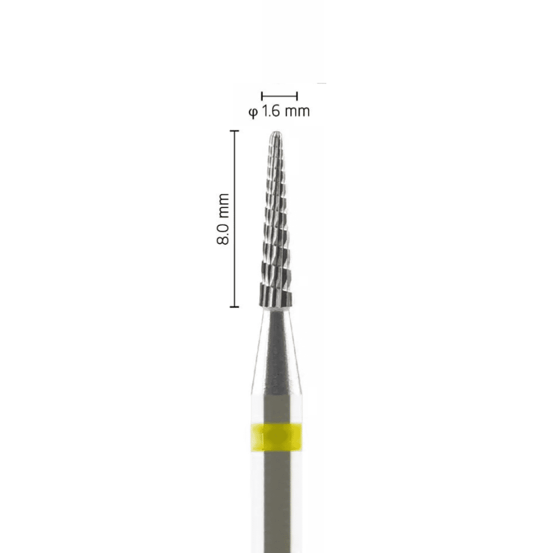 Metior - Fraise carbure de tungstène - Pièce à main - 1pc - 5001303 - Fraise pour Pièce à Main - Prothésistes dentaires - Pédicures podologues - Chirurgiens dentistes - Étudiants dentaires - Joalliers - Metior