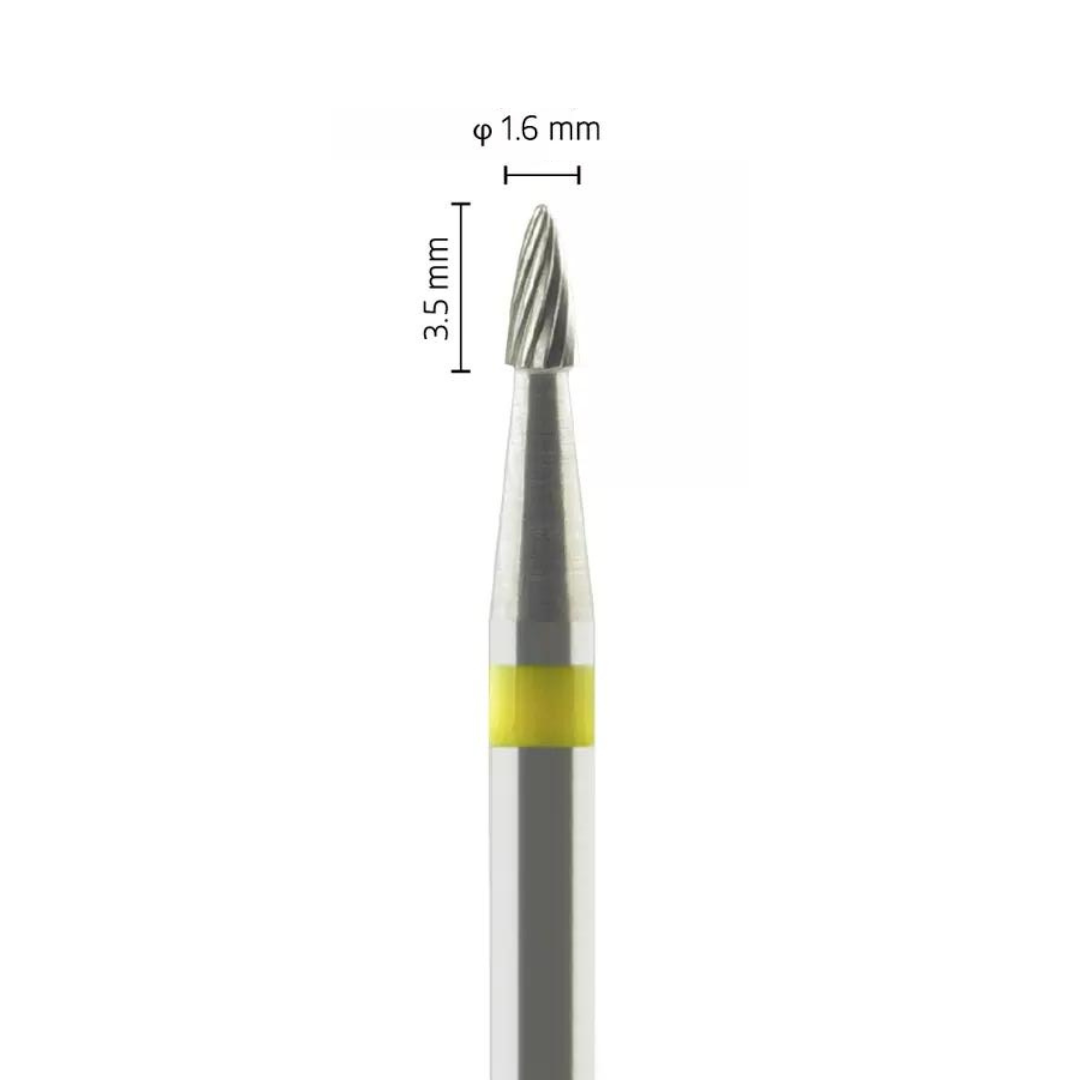 Metior - Fraise carbure de tungstène - Pièce à main - 1pc - 5000707 - Fraise pour Pièce à Main - Prothésistes dentaires - Pédicures podologues - Chirurgiens dentistes - Étudiants dentaires - Joalliers - Metior