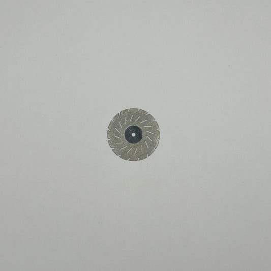 Disc de diamant dentat de biaix perforat totalment recobert - ⌀ ISO 220 - 0,20 mm - Doble cara - Gra fi